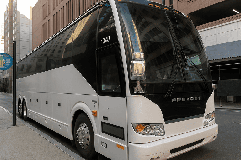a Missouri City Coach Bus Service coach bus