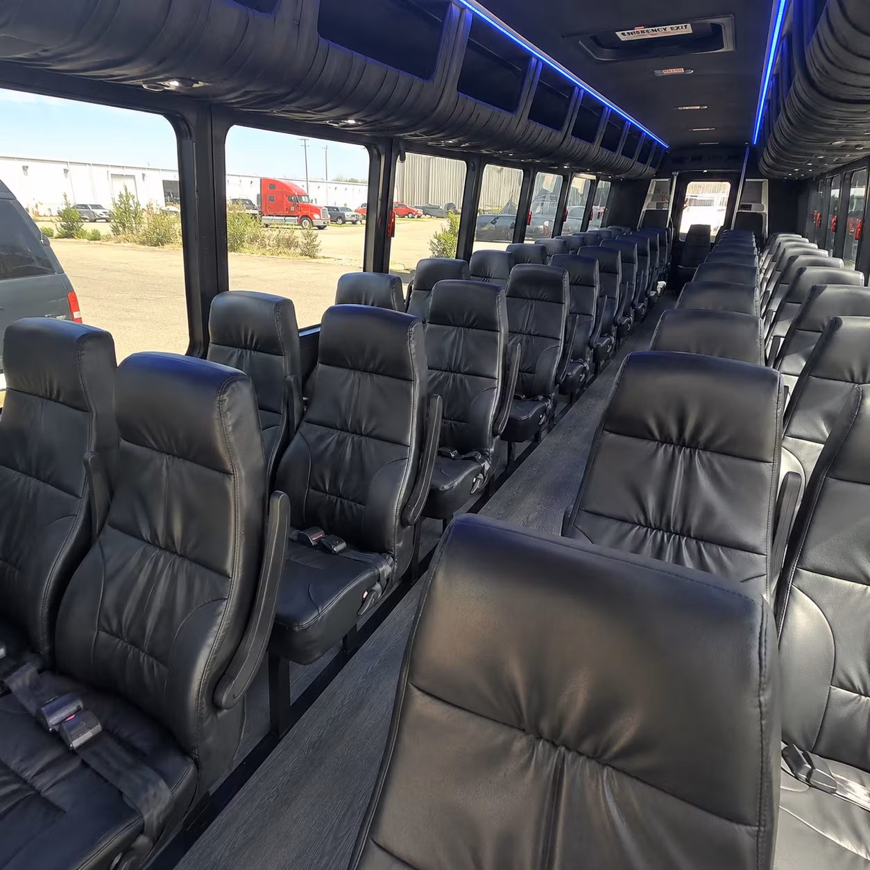 long distance charter buses for away games and out of town sporting events