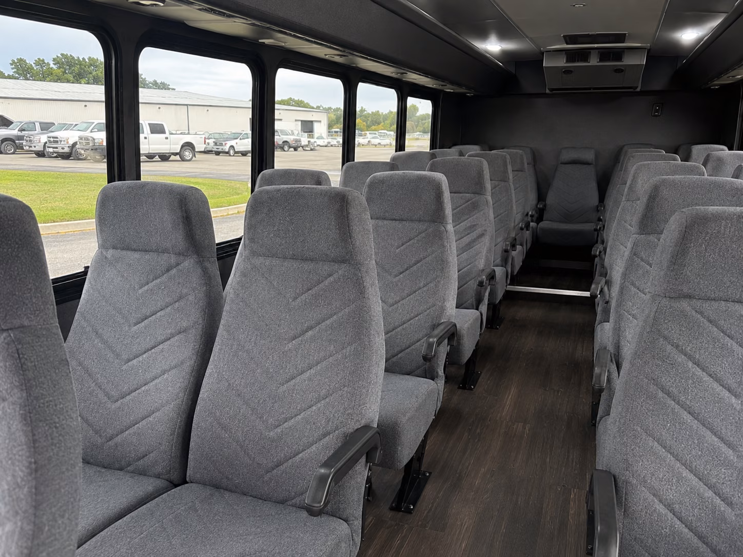 missouri city 18 passenger minibus inside