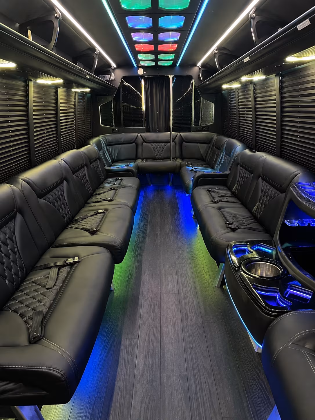 missouri city 20 passenger party bus interior