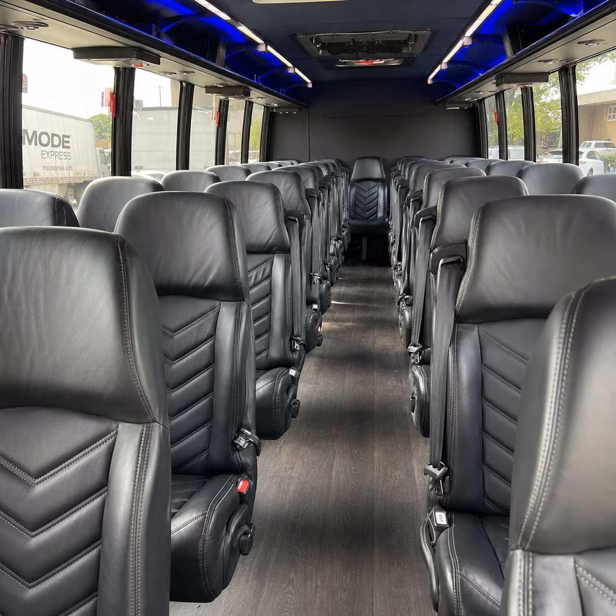 missouri city 25 passenger minibus interior