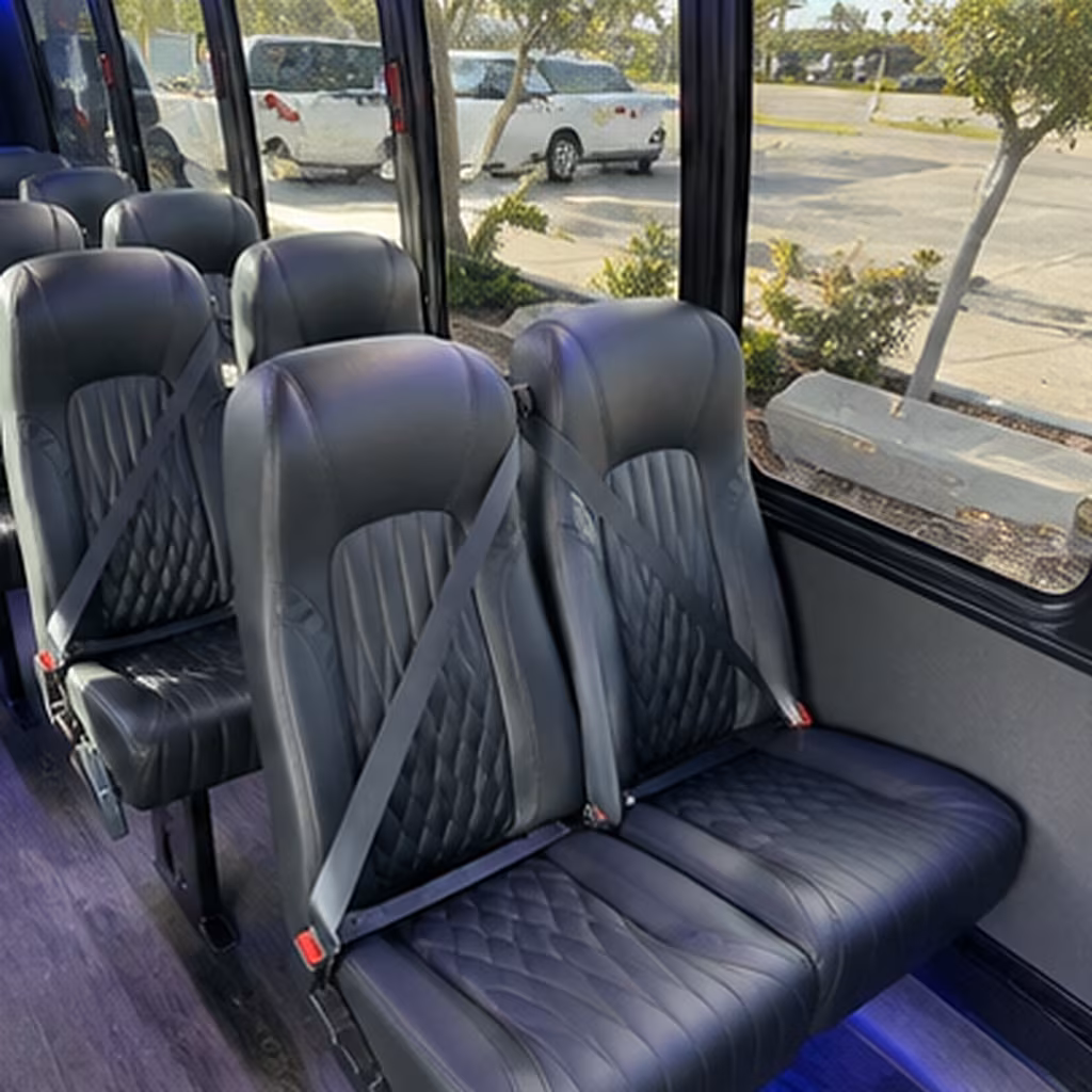 missouri city 28 passenger minibus interior
