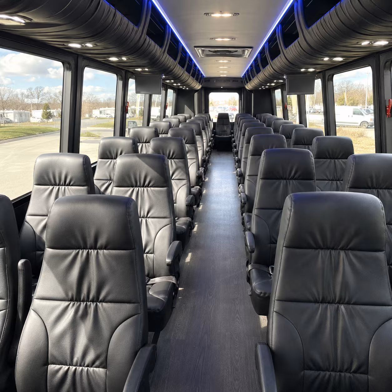missouri city 35 passenger minibus interior