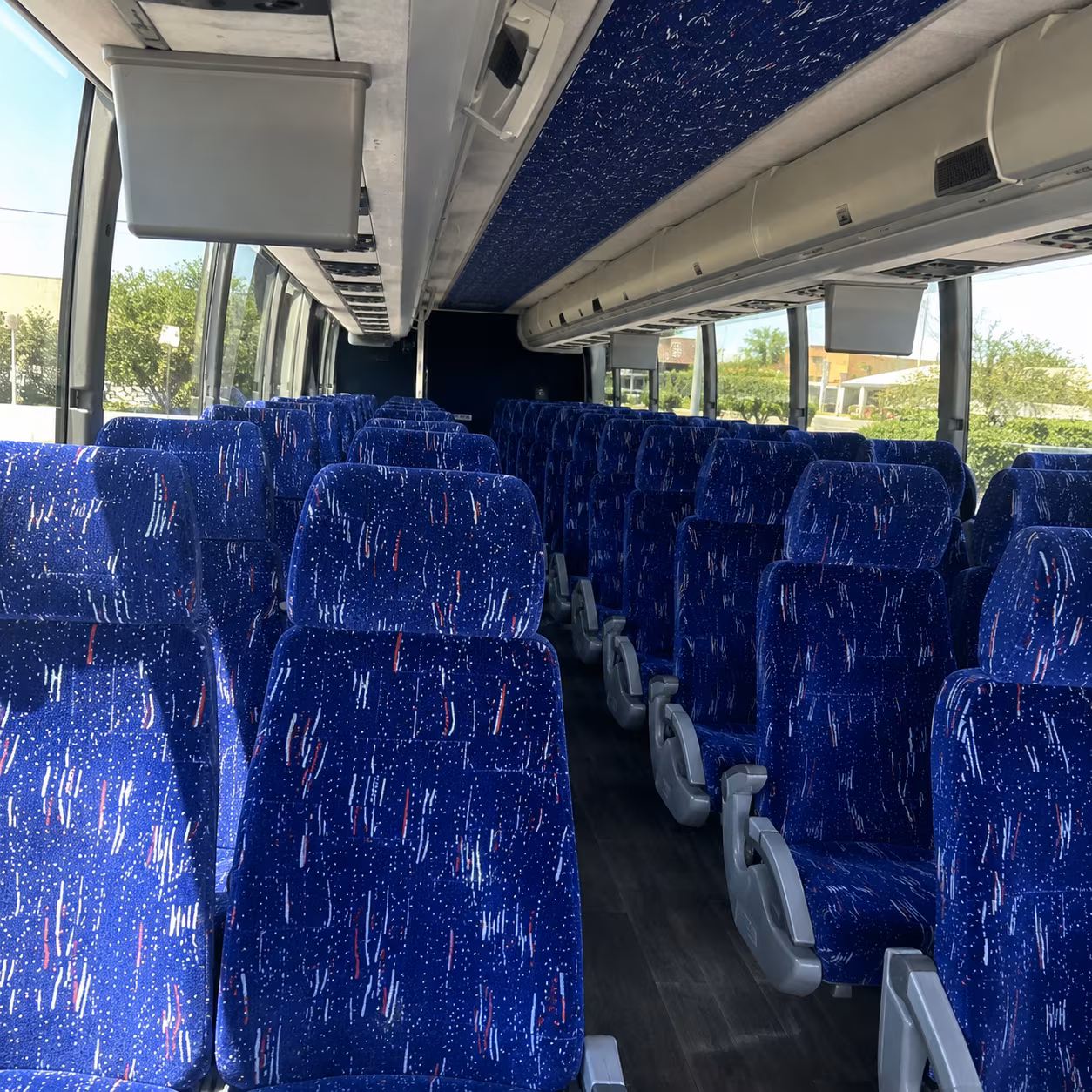 missouri city 56 passenger charter bus interior