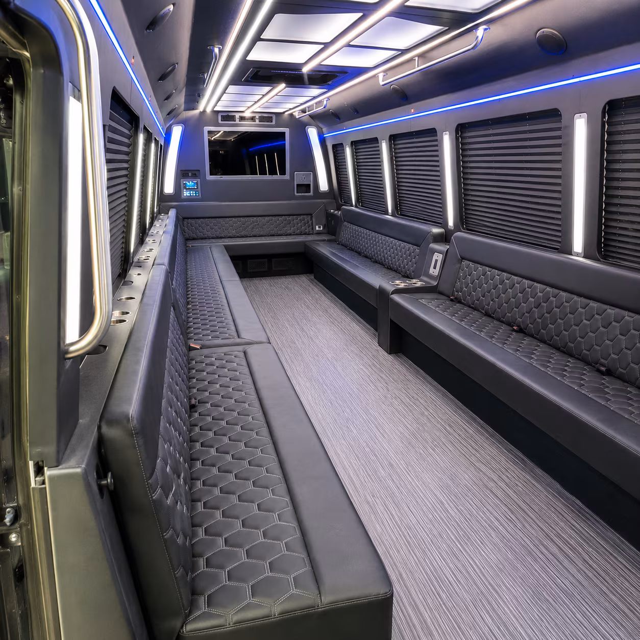 missouri city party bus interior