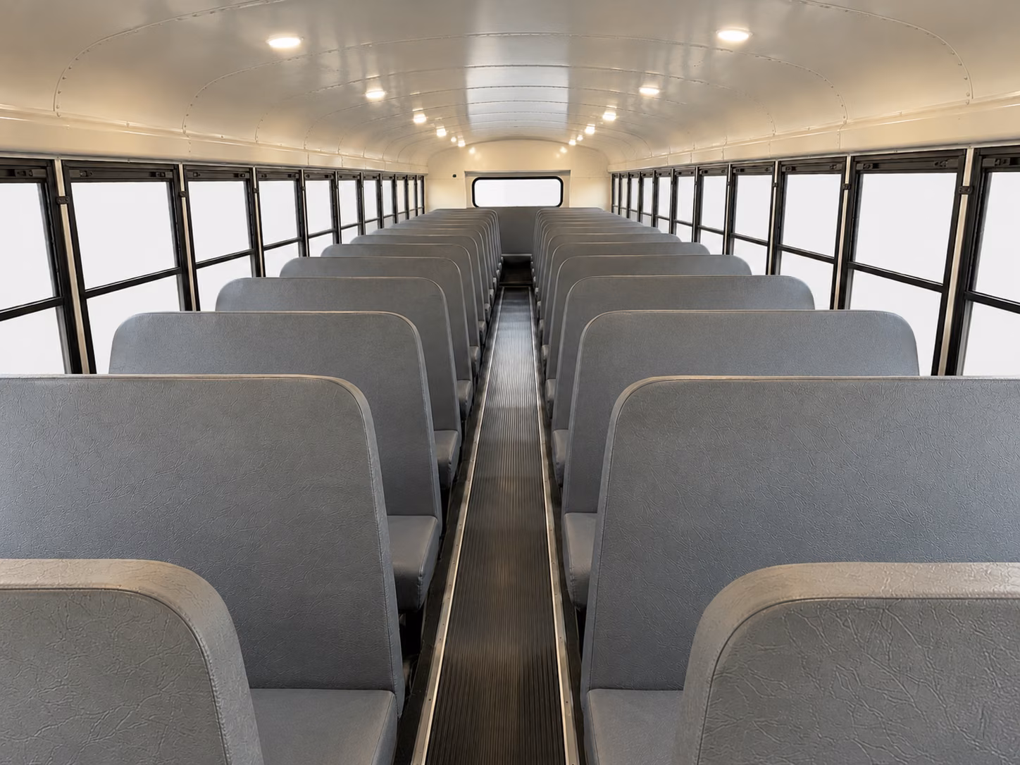 missouri city school bus inside
