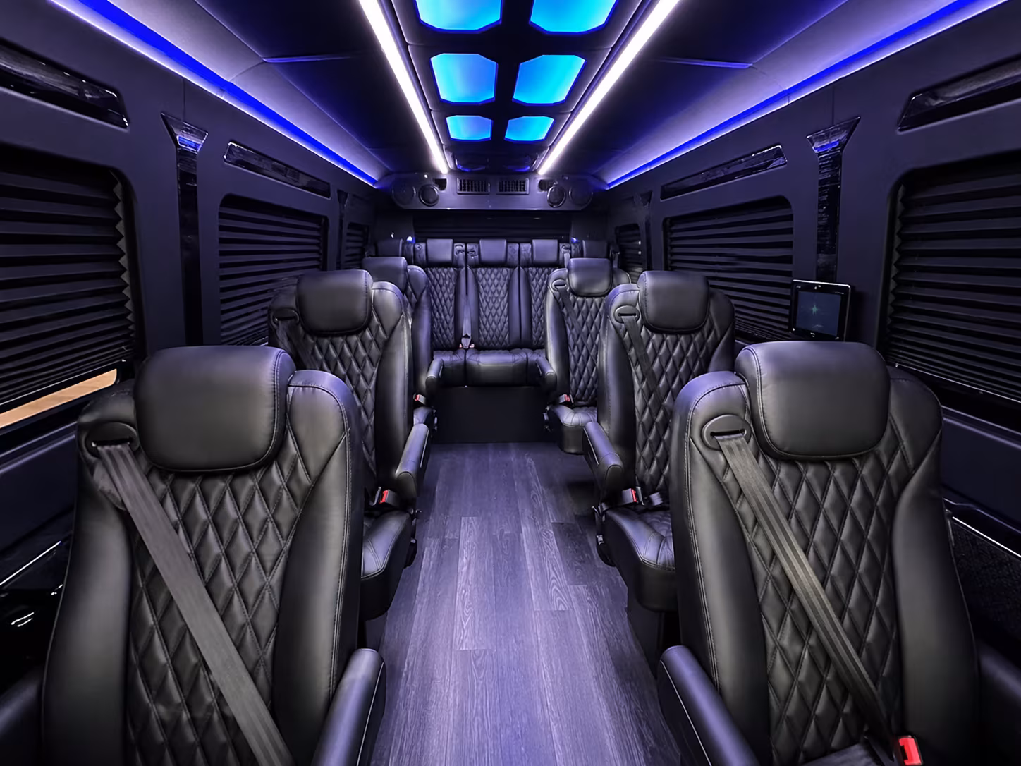 missouri city sprinter van with driver inside